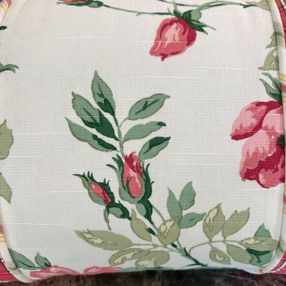 Gorgeous Pillow Expensive Materials PNK GRN WHT Decorative Lumbar Designer Touch - Picture 2 of 9